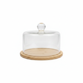 Glass Cake Dome with Glass Knob