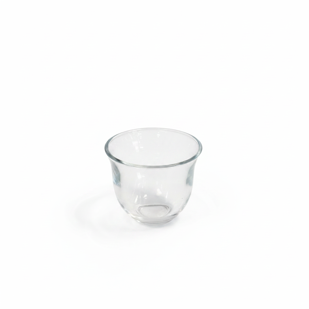Glass Cup - White Background