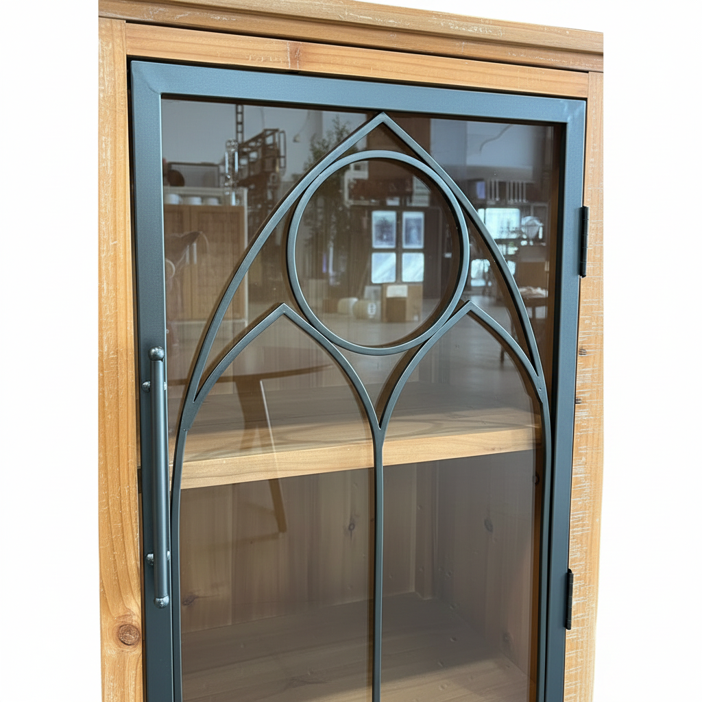 Gothic Glass Door No Reflections