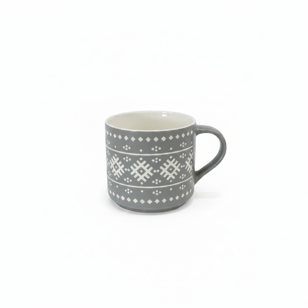 Geometric Ceramic Mug 400ml
