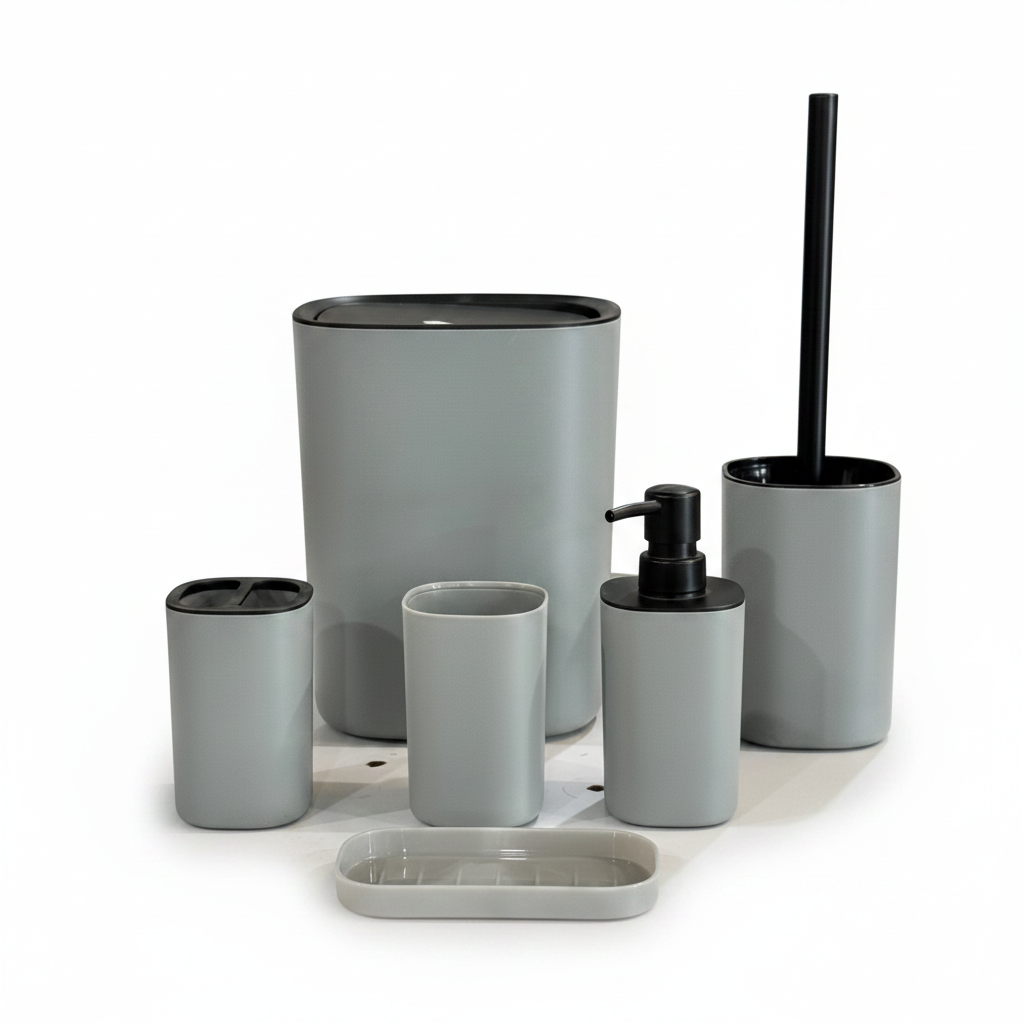Gray Black Set - White Background