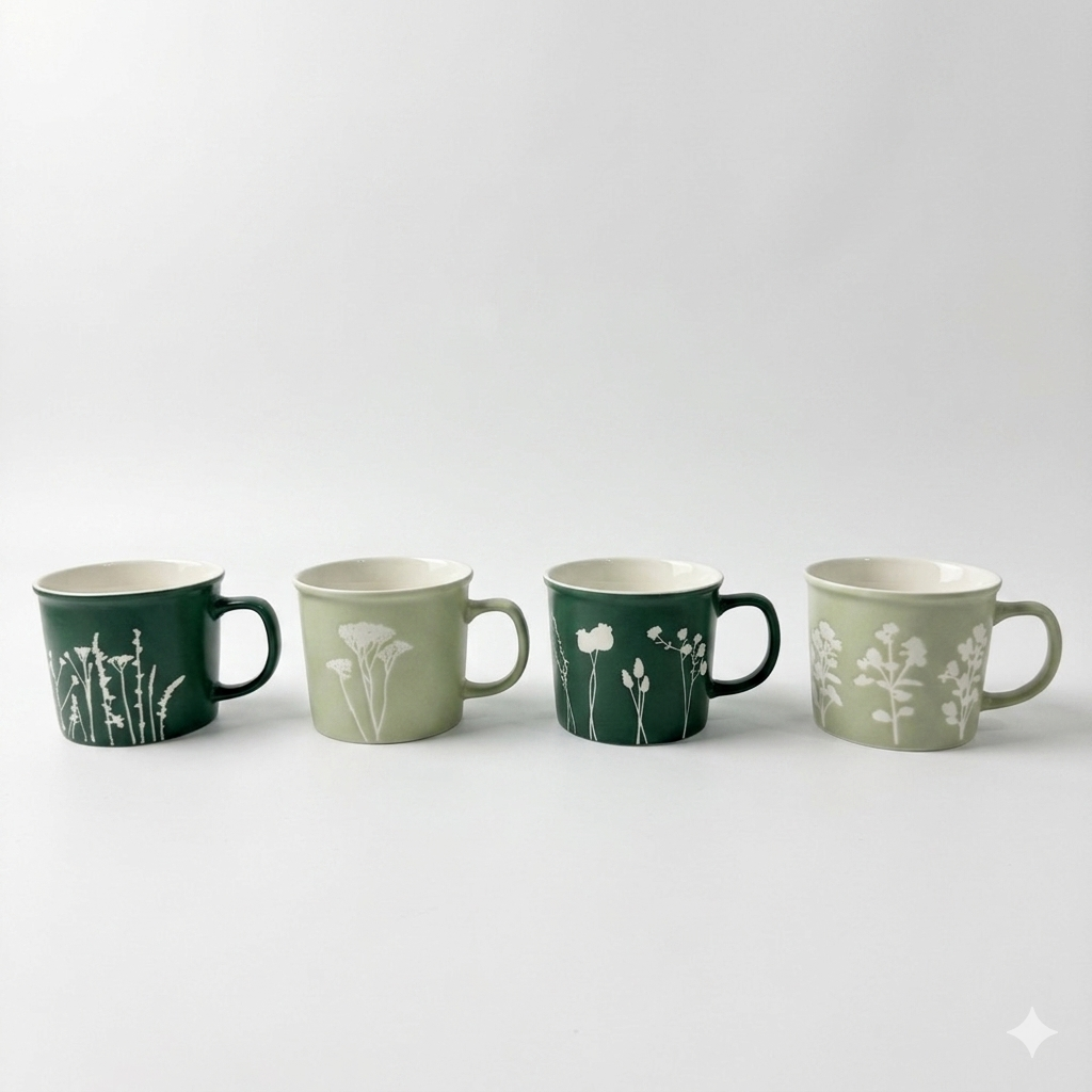 Botanical Ceramic Mug