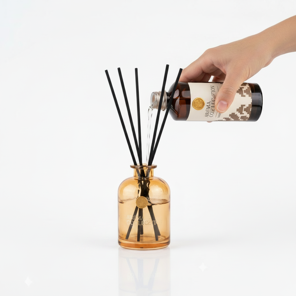 Hand Pouring into Diffuser Only