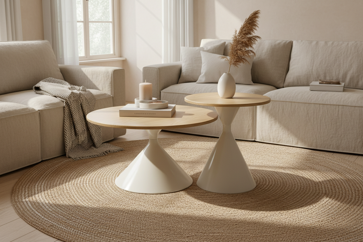 Hourglass Tables Lifestyle