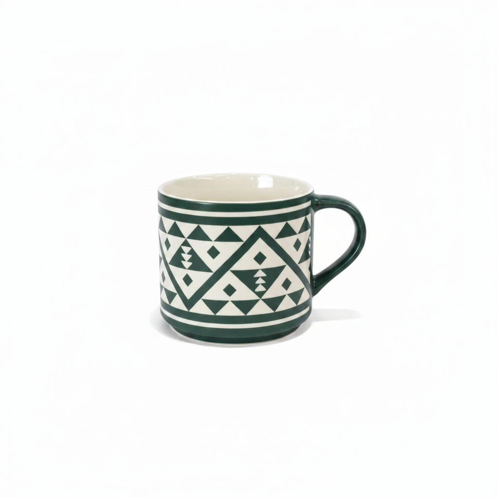 Geometric Ceramic Mug 400ml
