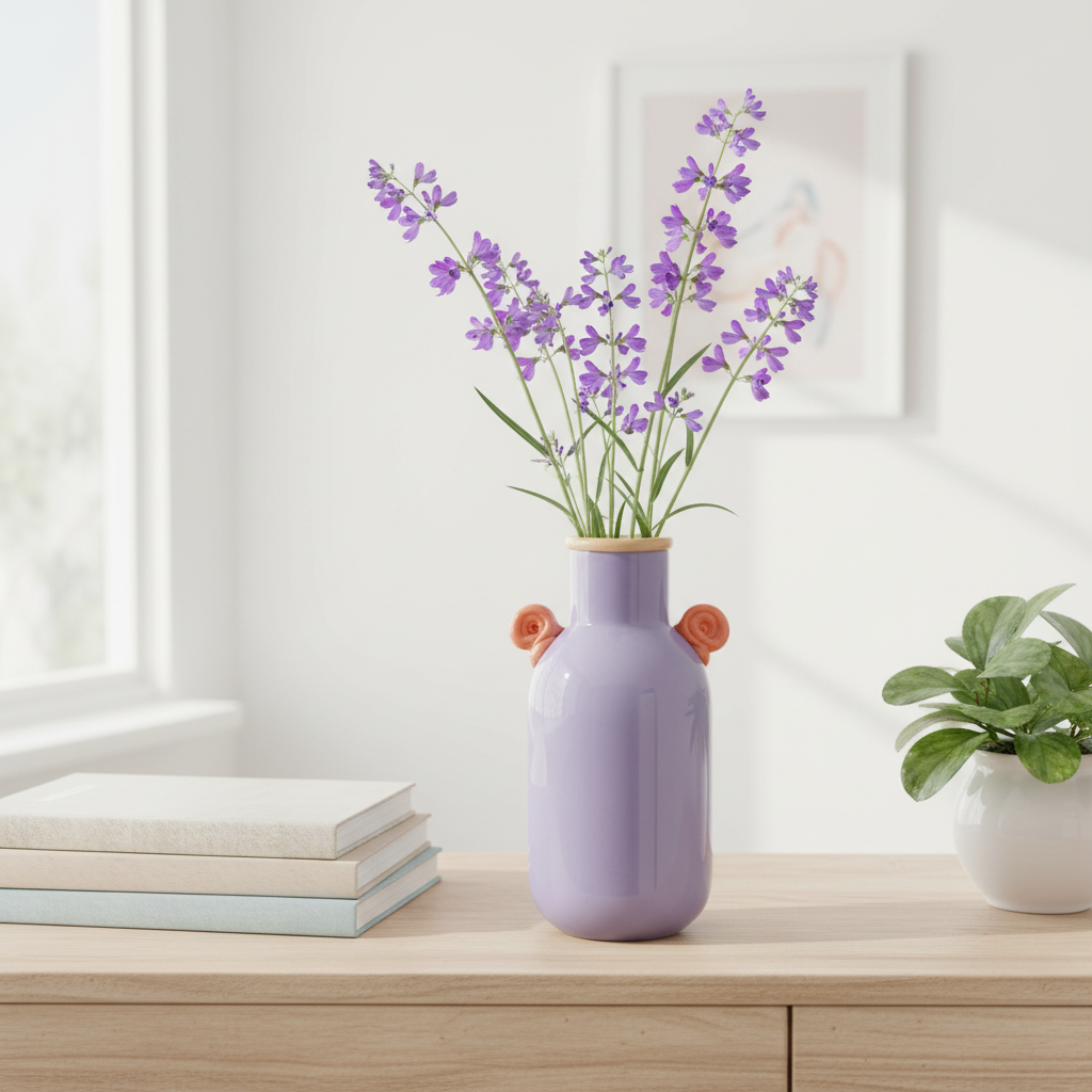Purple Glass Vase