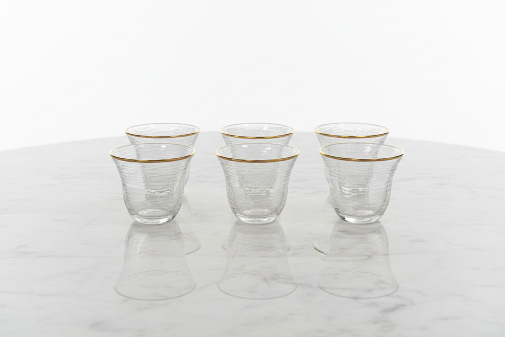 Glass Espresso Cups - Set of 6