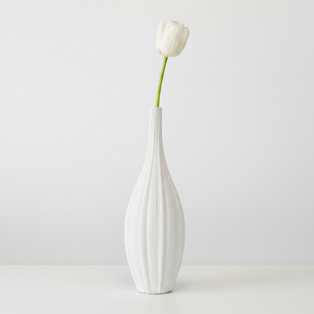 Ceramic Slim Bottle Vase – 39 cm