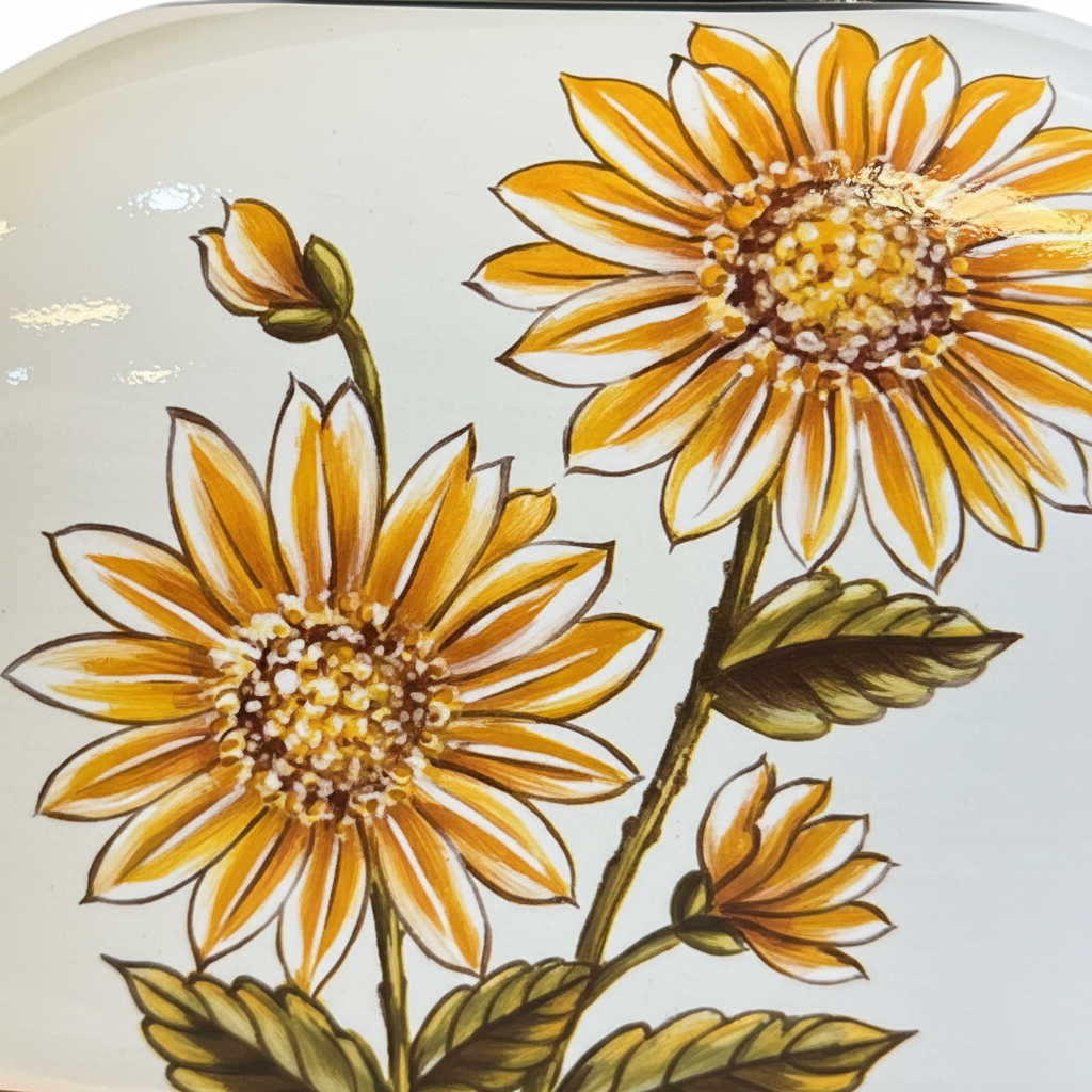 Sunflower Ceramic Tissue Box