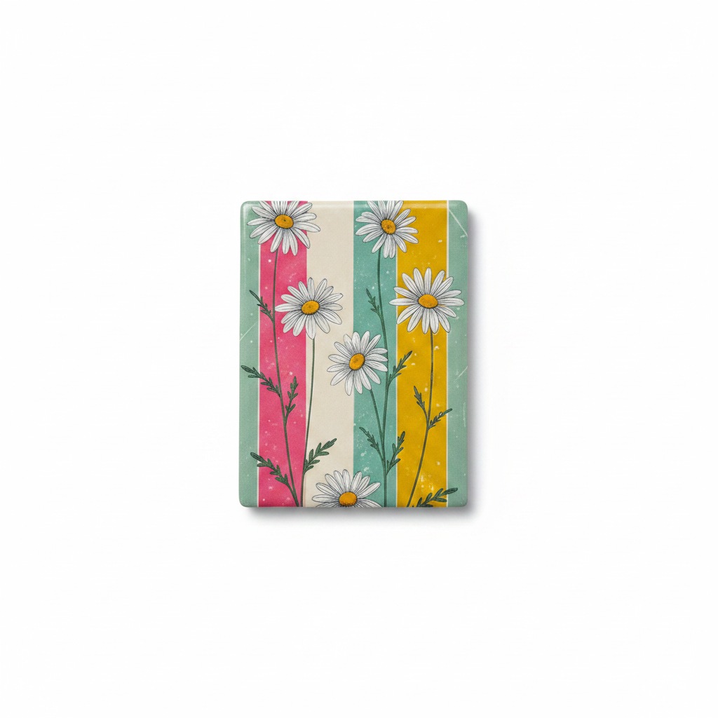 Rectangle Flowers coaster