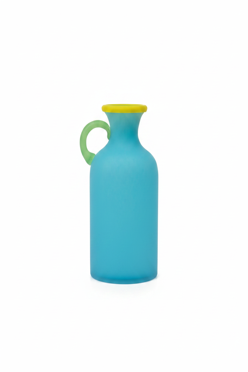 Sky Blue Glass Vase