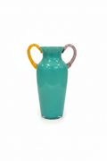Classic Turquoise Glass Vase