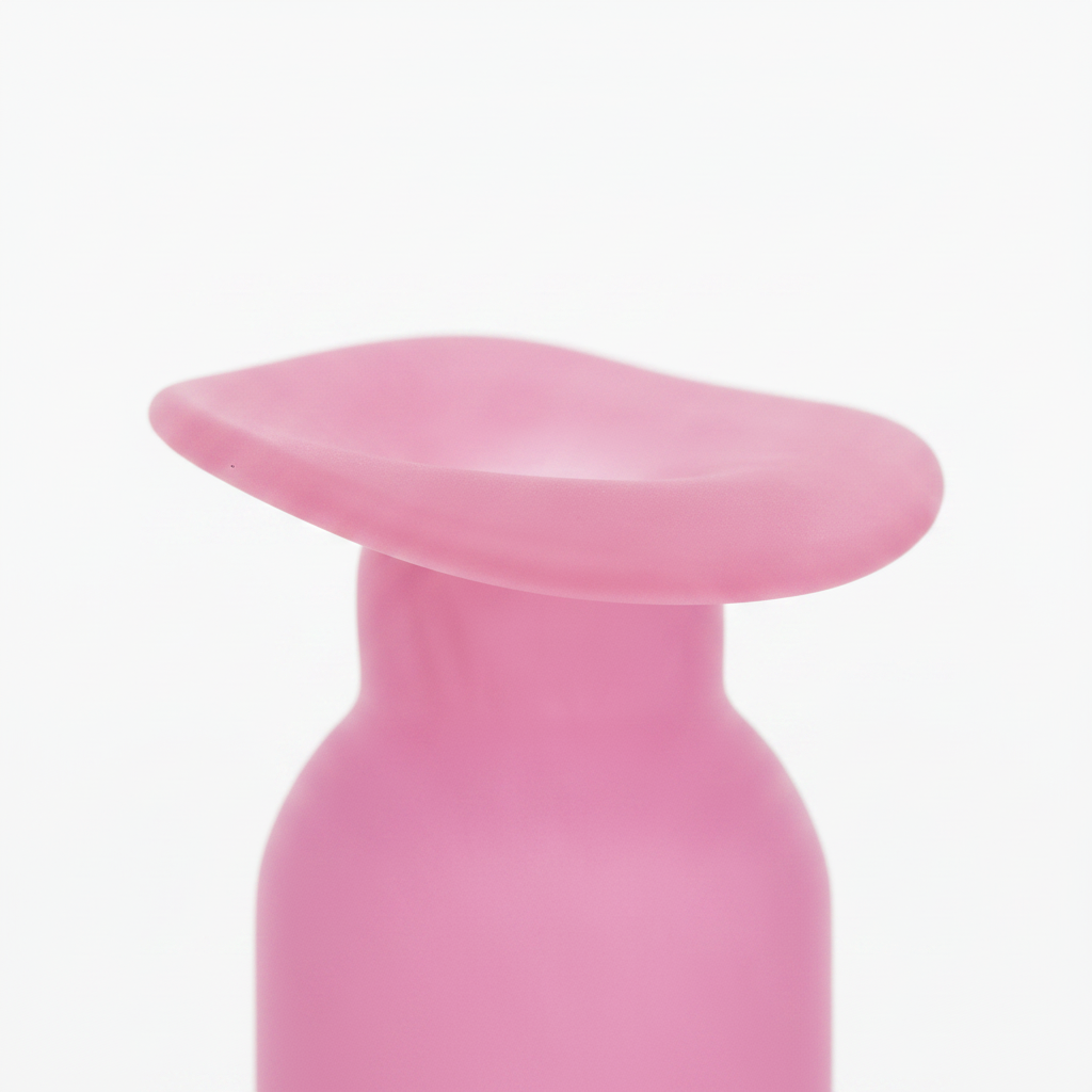 Glass Vase – Pink & Orange