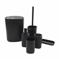 Matte Black Bathroom Accessories Set