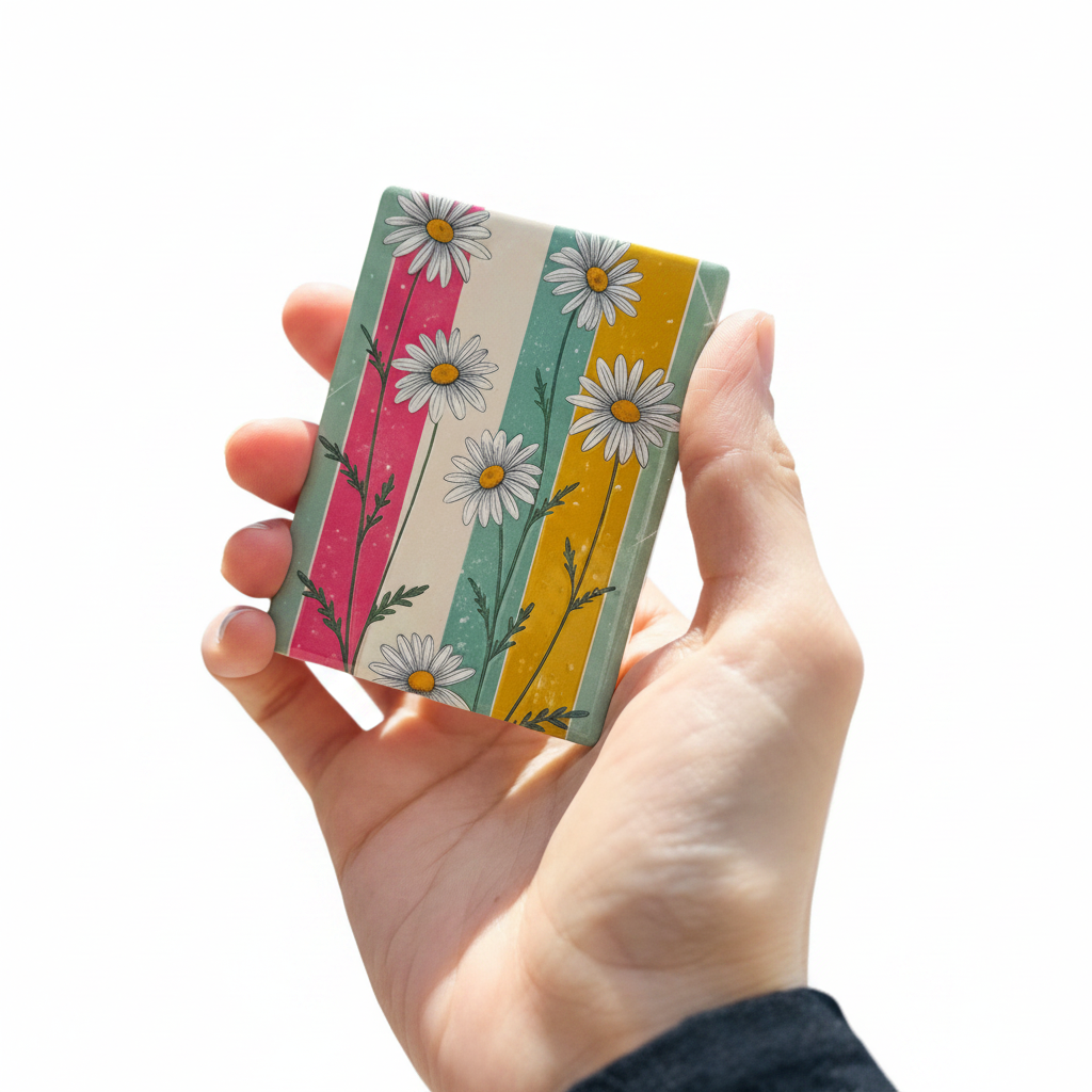 Rectangle Flowers coaster