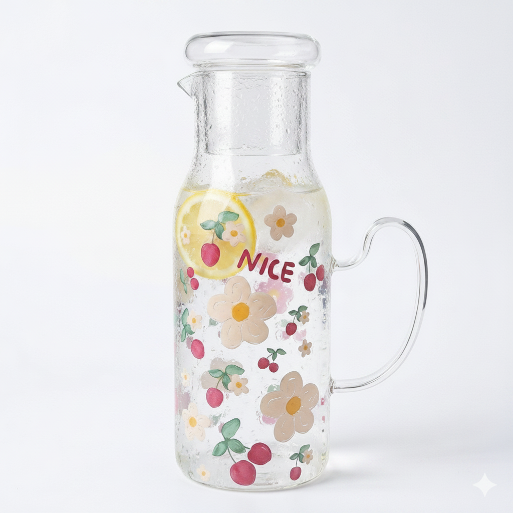 Nice Glass Water Bottle 800ml
