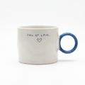 Full of Love Handmade Ceramic Mug350ml