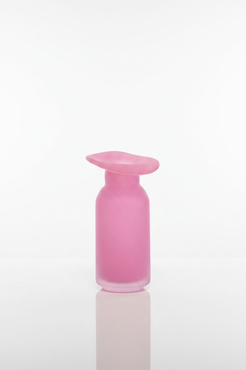 Glass Vase – Pink & Orange