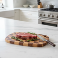 Checkerboard Wood Cutting Board