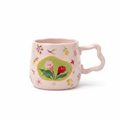 Floral Medallion Ceramic Mug