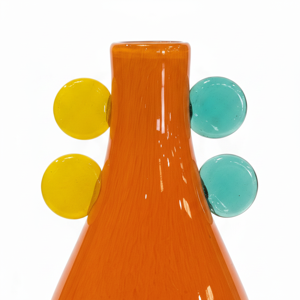 Orange Glass Vase