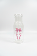 Pink Bow Glass Carafe 800ml