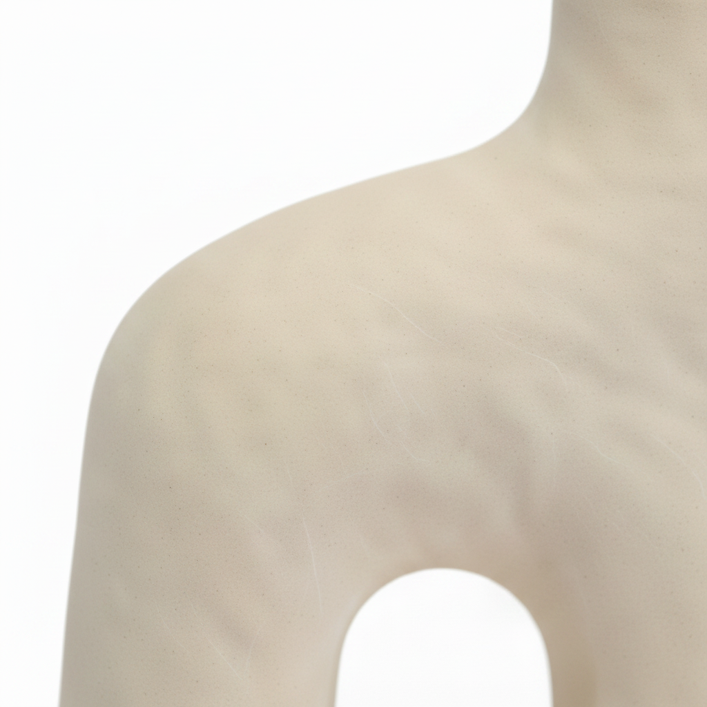 Cream Ceramic Sculptural Arch Vase