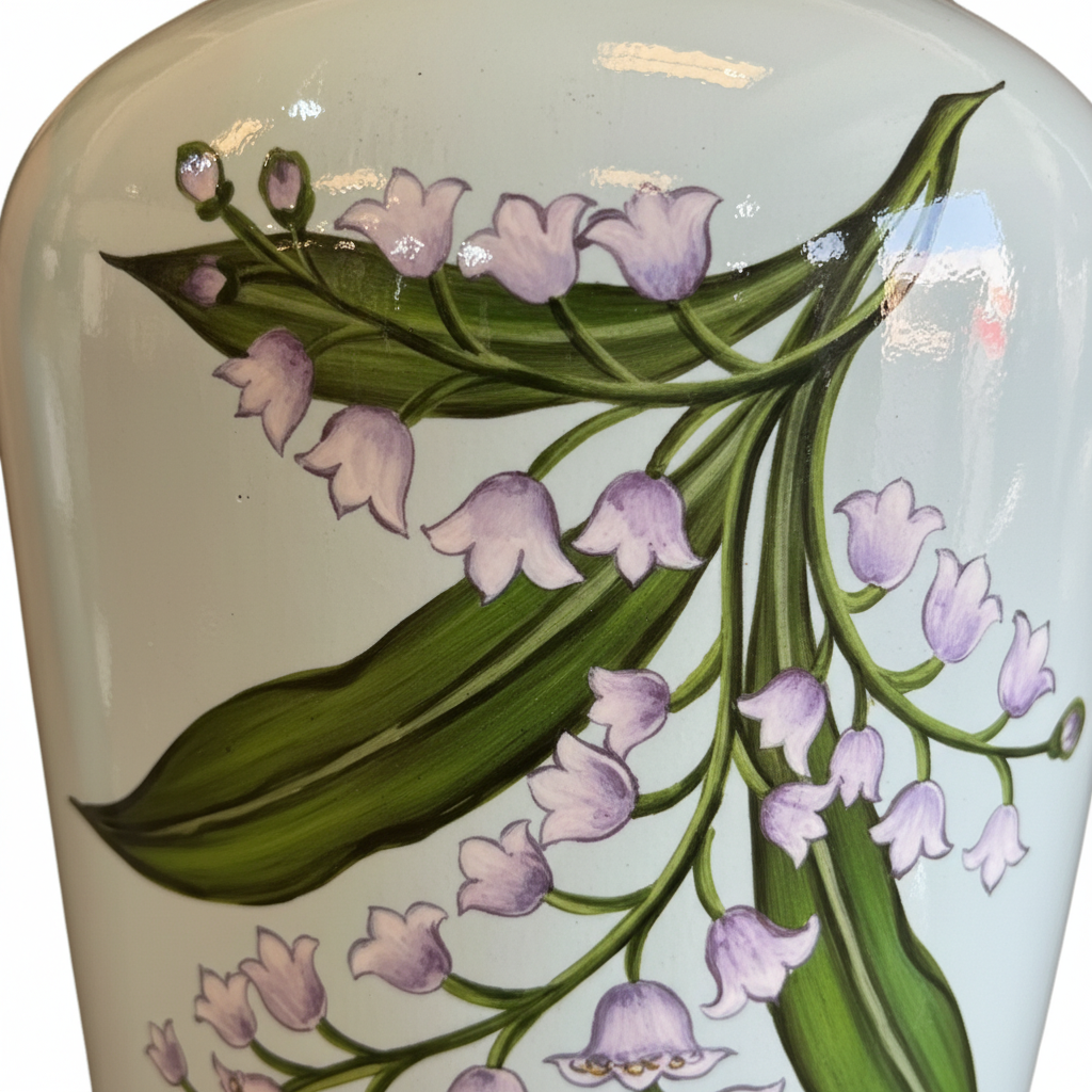 Lily of the Valley Ceramic Vase