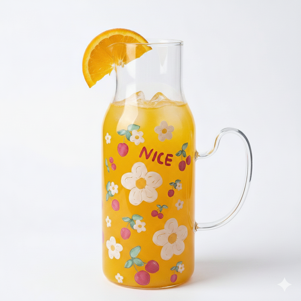 Nice Glass Water Bottle 800ml