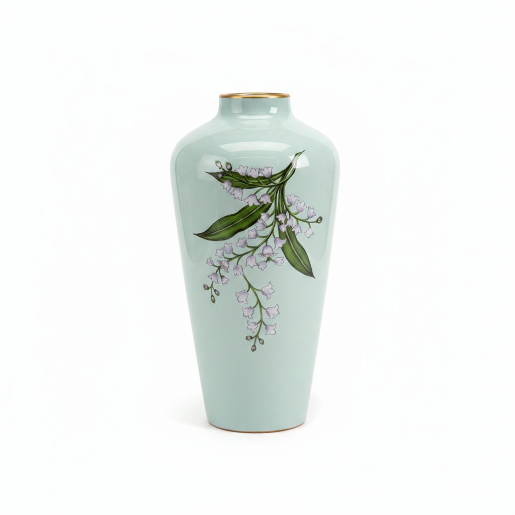 Lily of the Valley Ceramic Vase