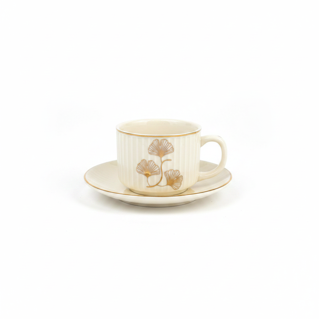 Ginkgo Coffee Cup Set - 6 Pieces