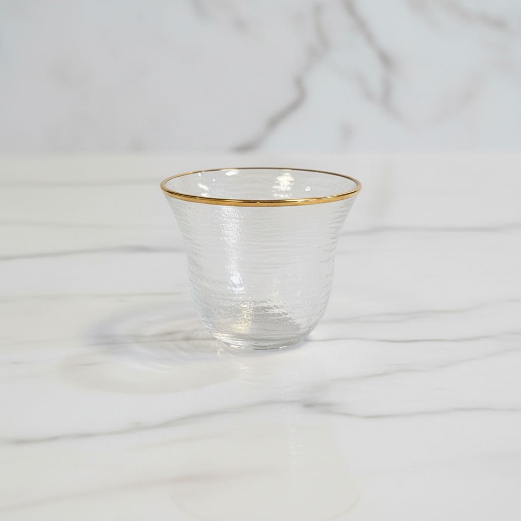 Glass Espresso Cups - Set of 6