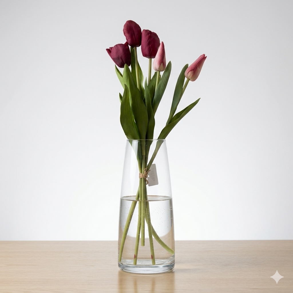 Artificial Tulip Bouquet - 5 Stems