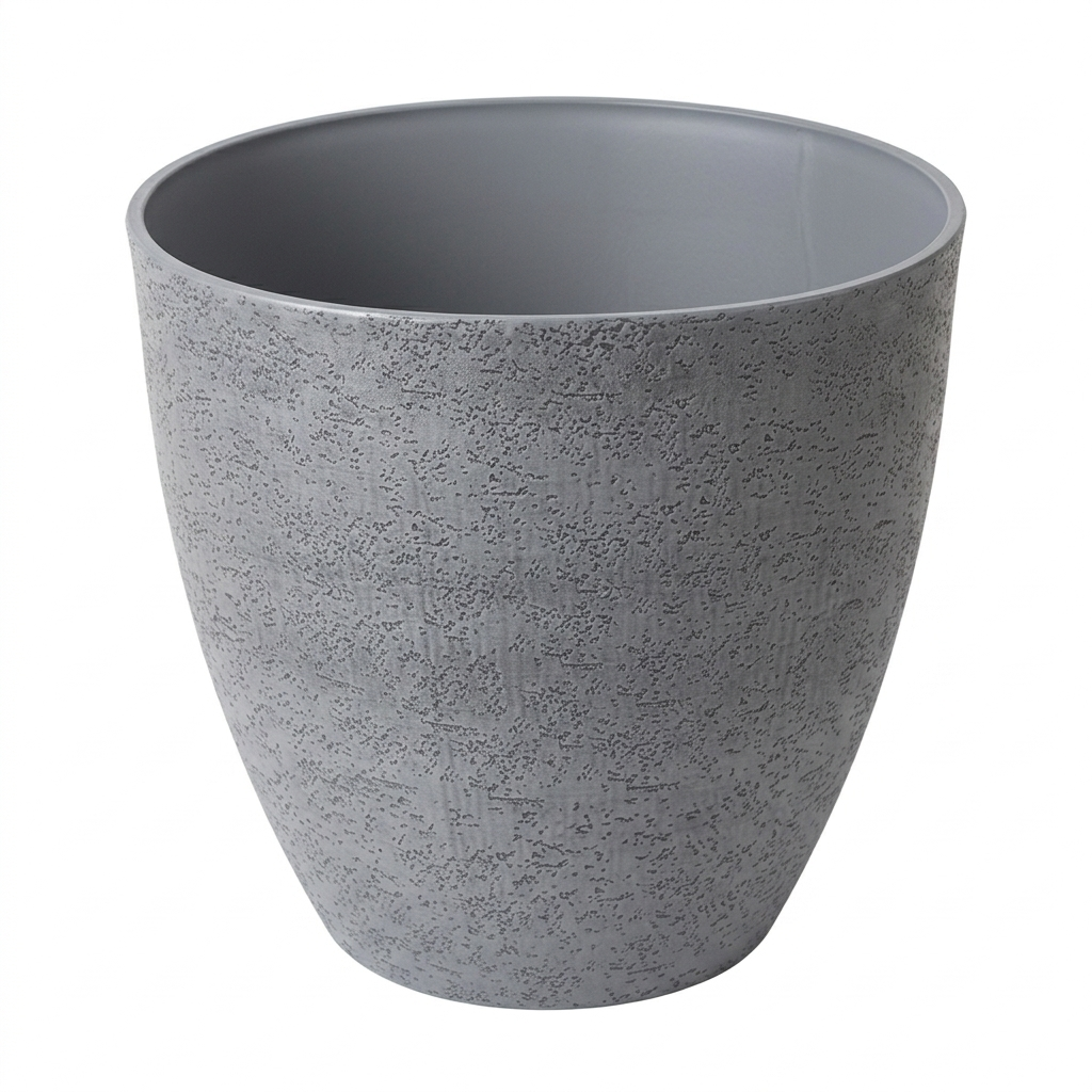 Stone-Effect Planter Pot