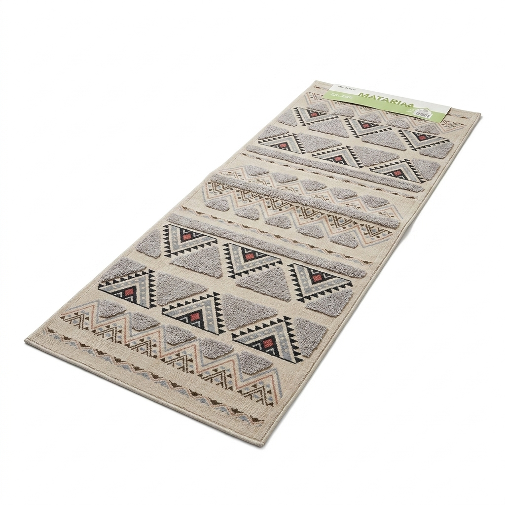 Boho Geometric Tufted Runner Rug