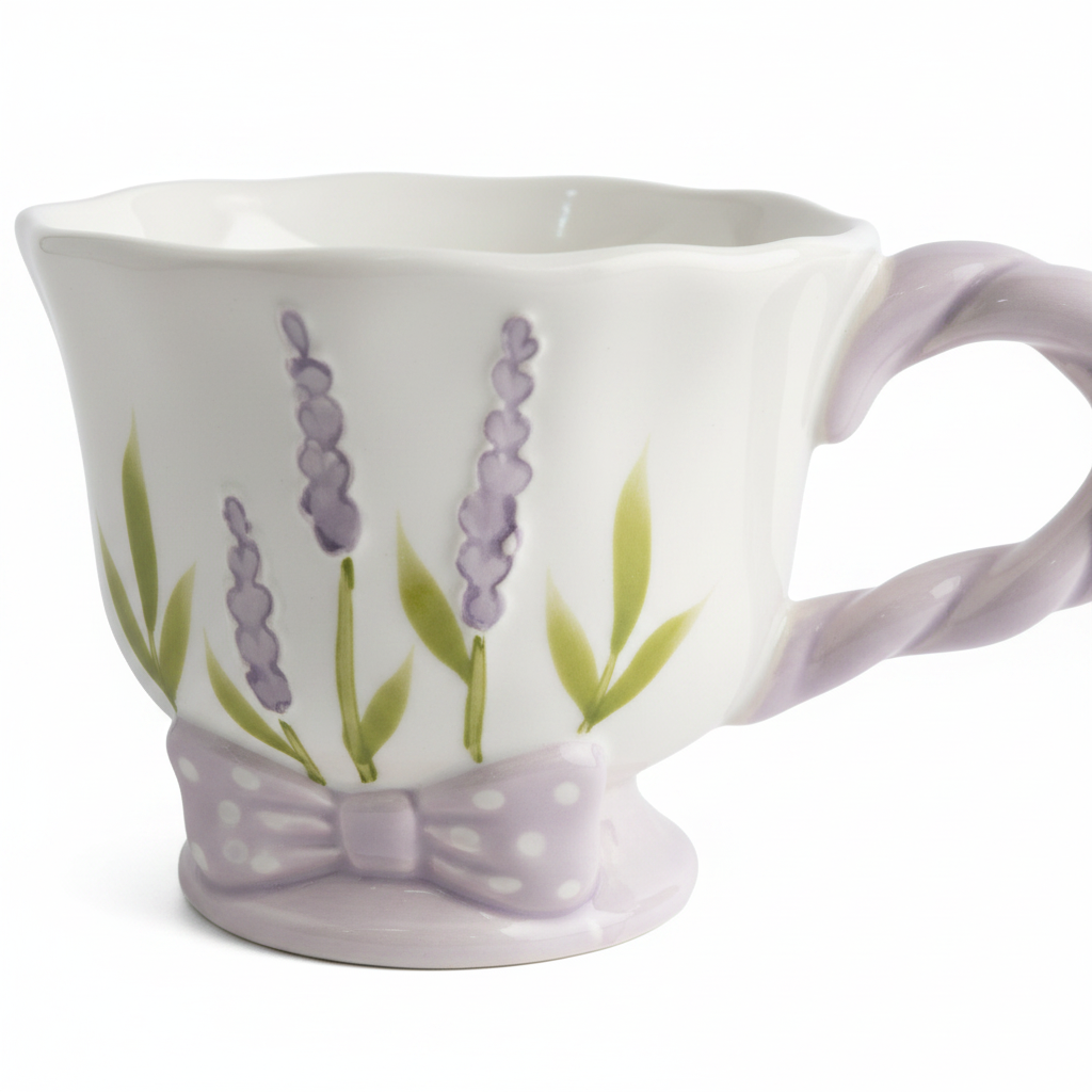 Lavender Mug Close-up