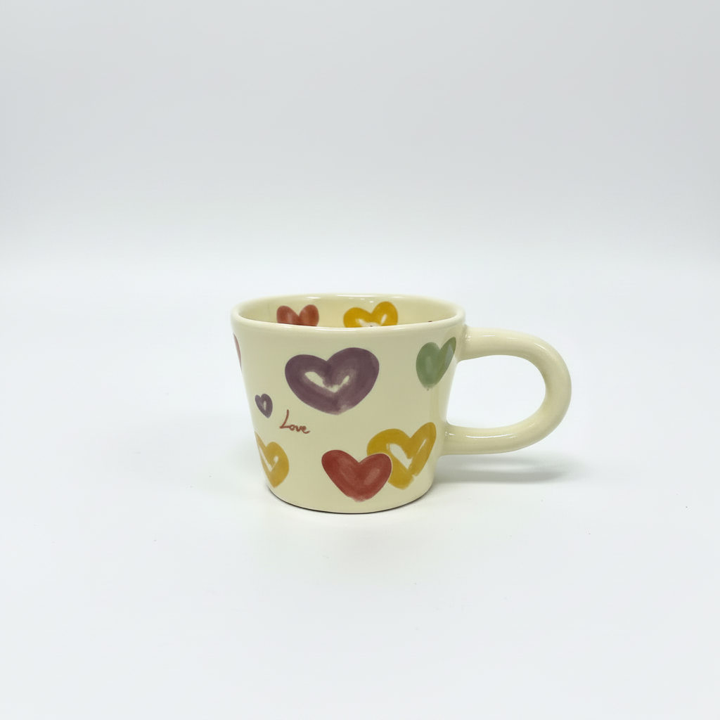 Love Hearts Ceramic Mug – Larger