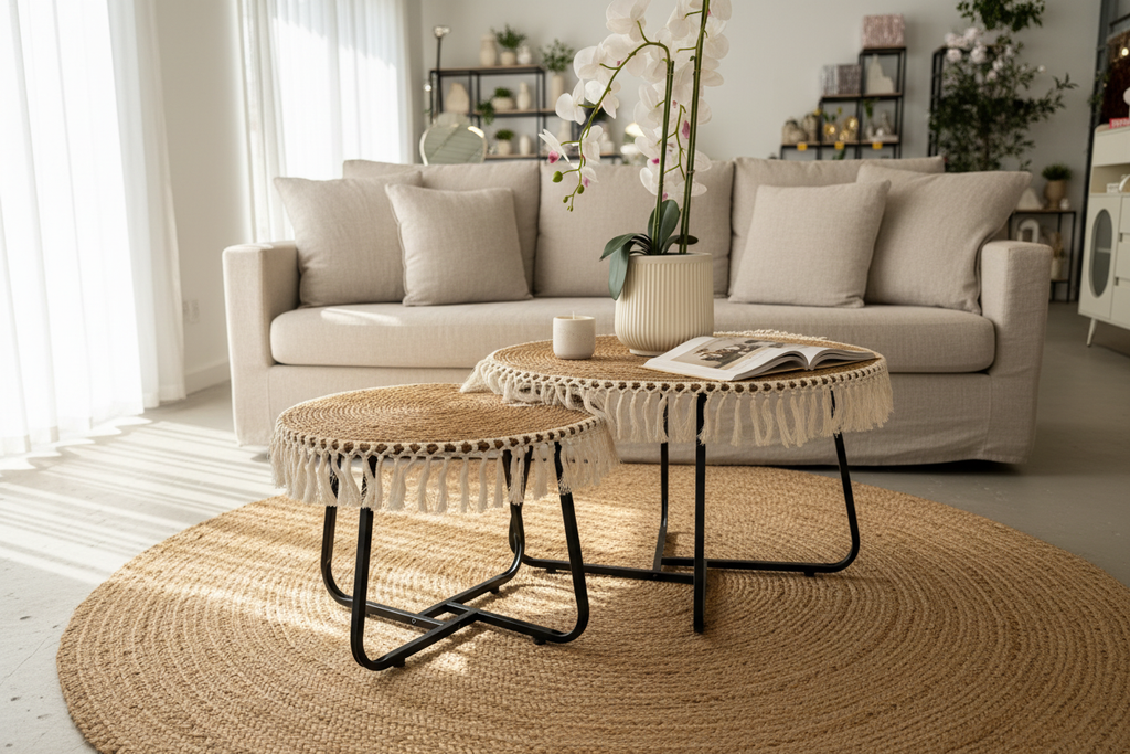 Macrame Tables Lifestyle