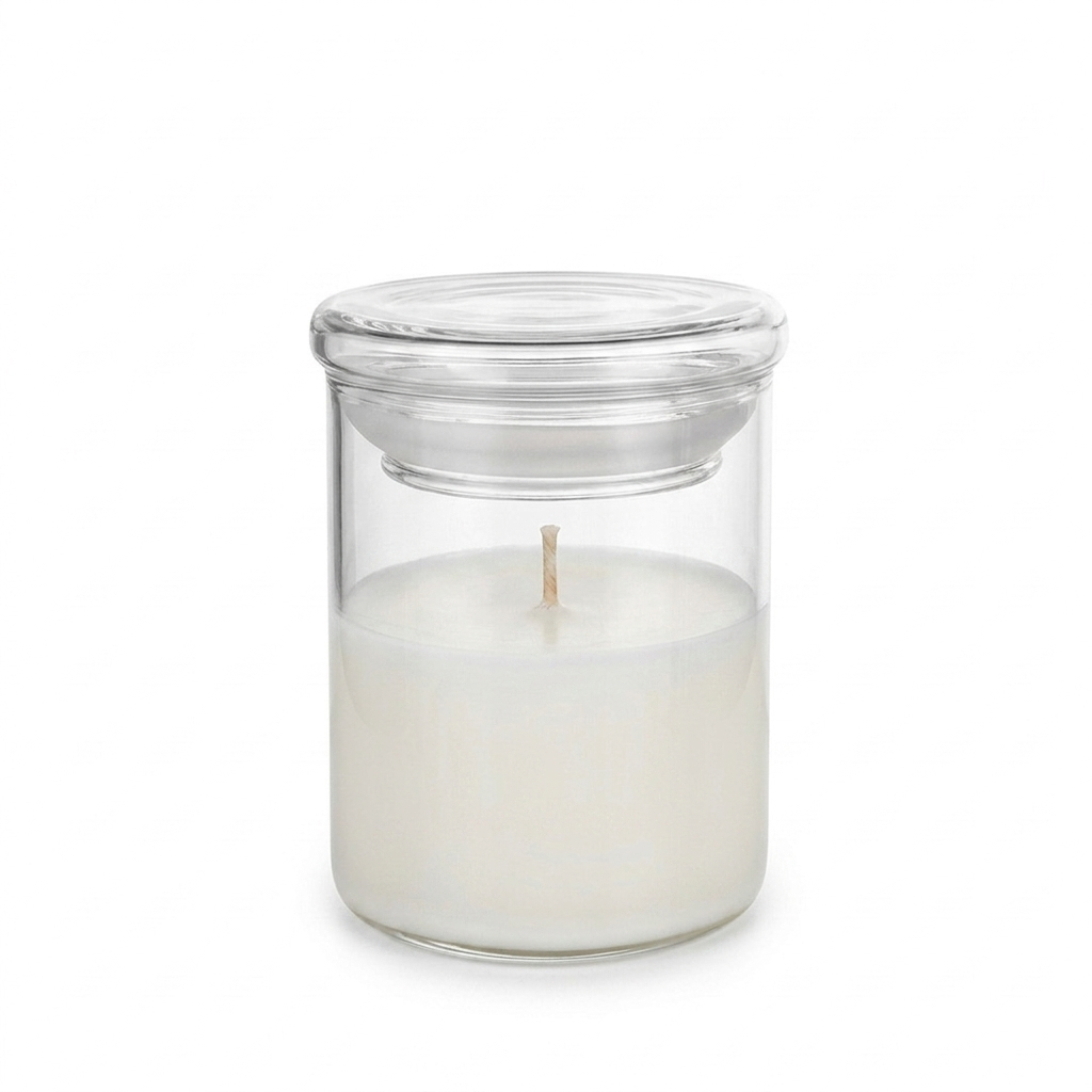 Glass Jar with Glass Lid