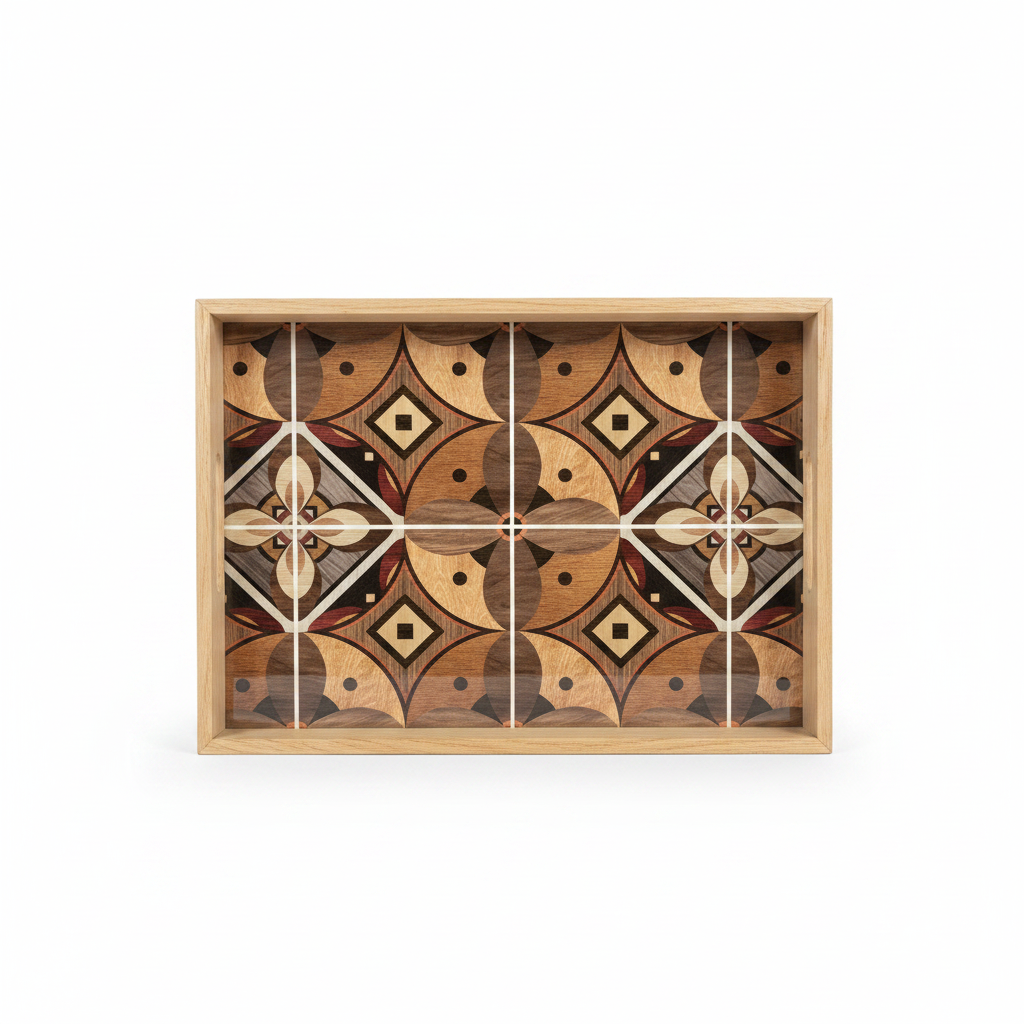 Mosaic Wooden Tray