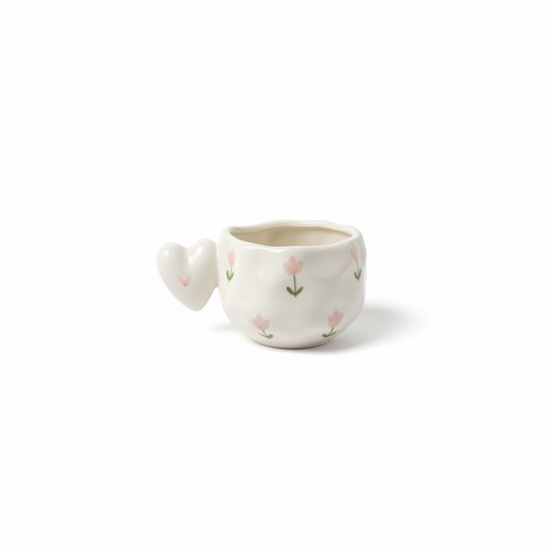 Mug with pink flowers
