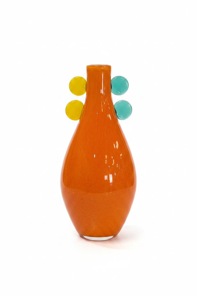 Orange Glass Vase