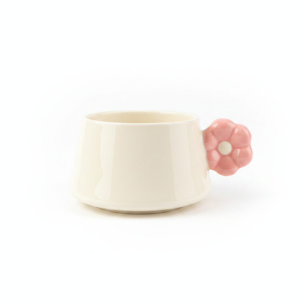 Pink Flower Handle