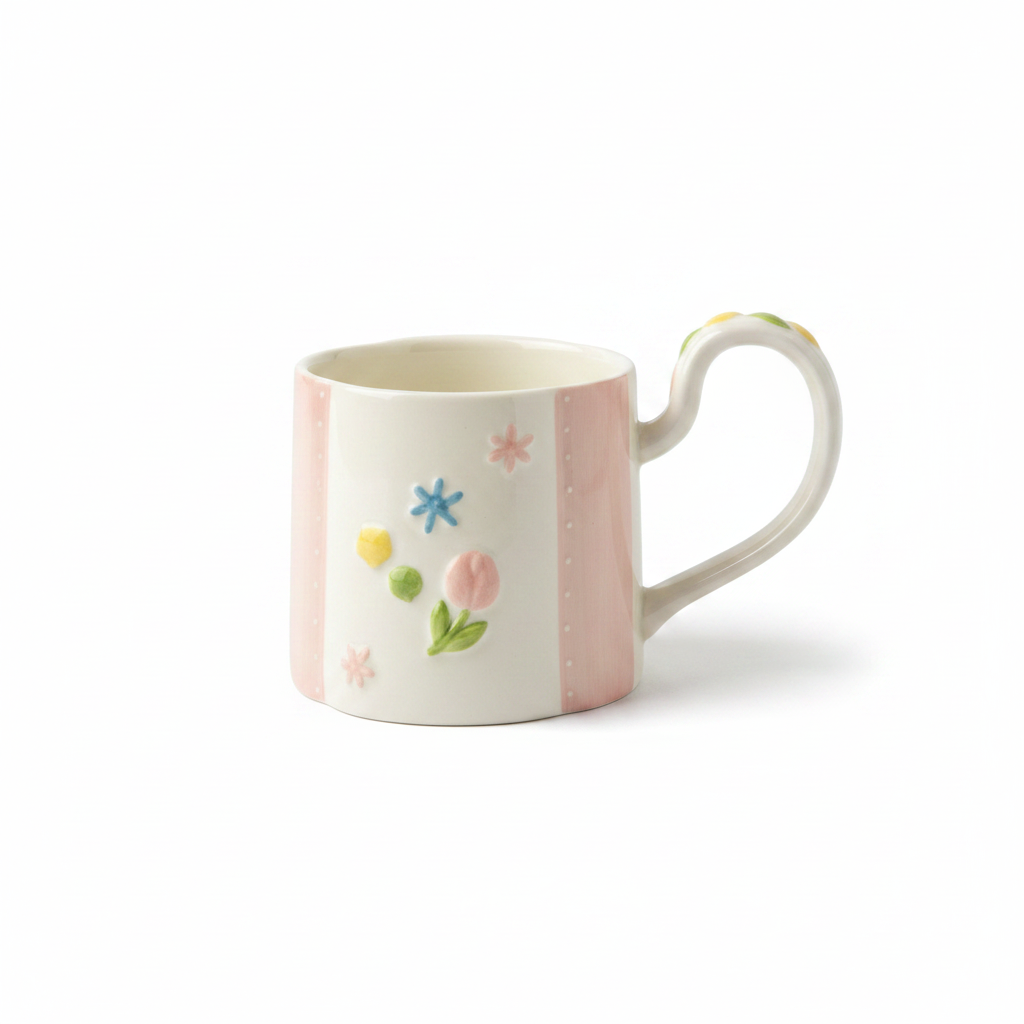 Pink Stripe Mug