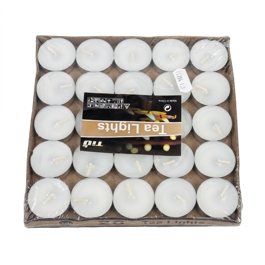 Tea Light Candles — Box of 25