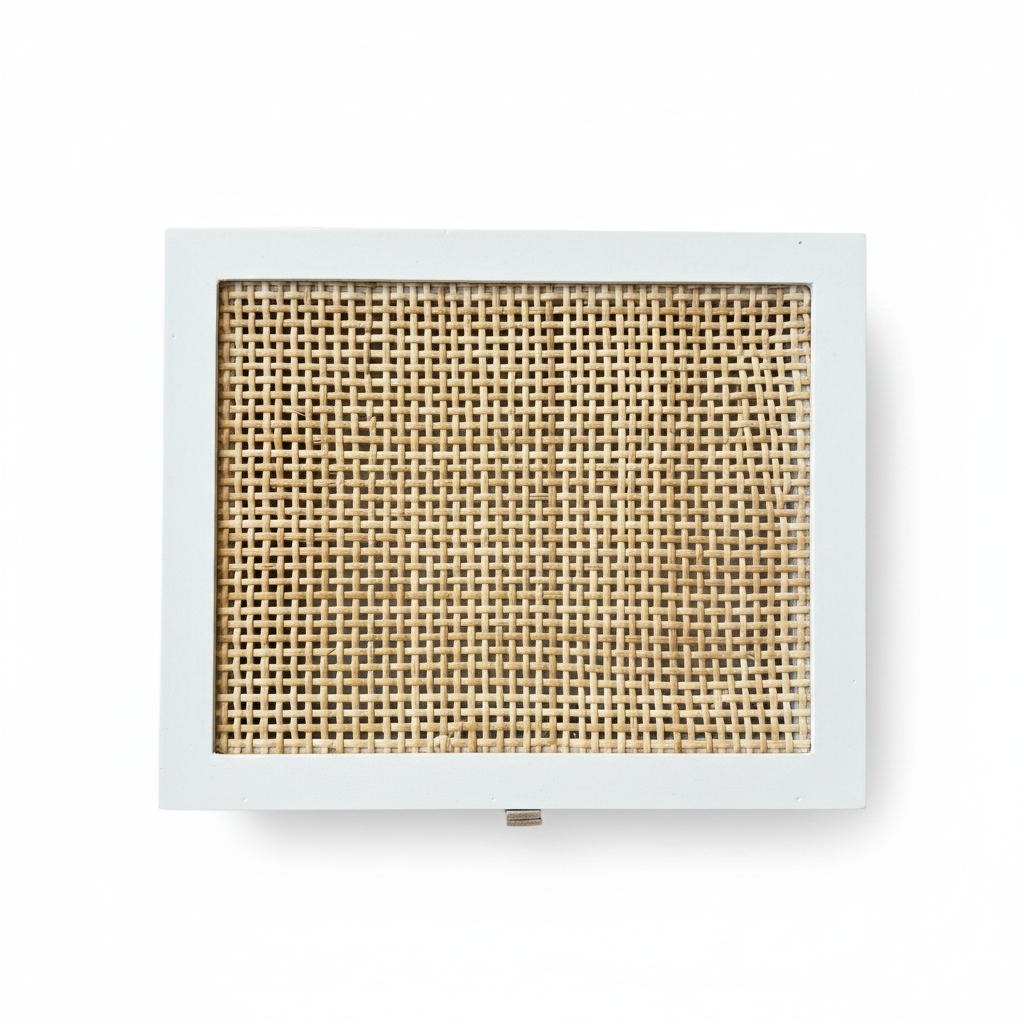 Rattan Lid Close-up