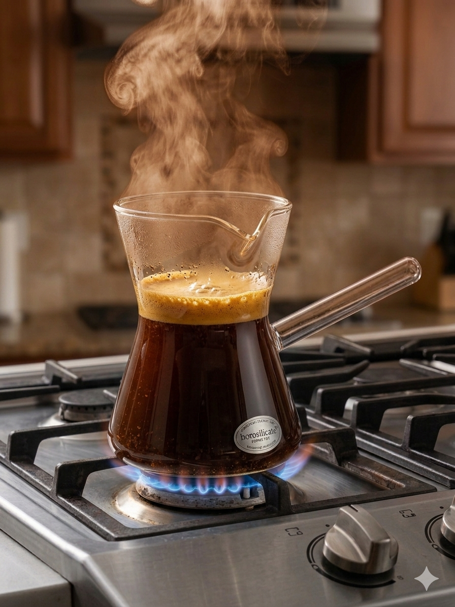 Borosilicate Glass Coffee Pot – 400ml
