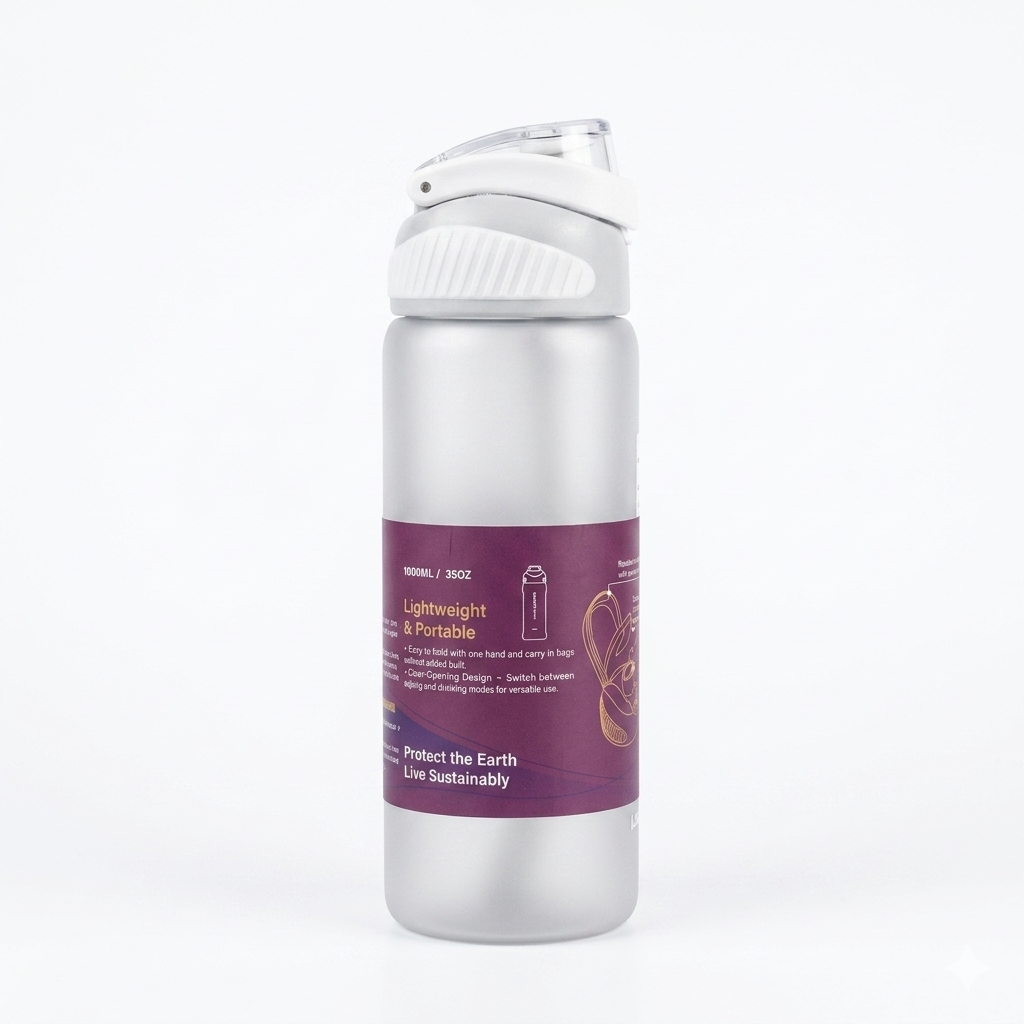 Dual-Open Water Bottle 1000ml