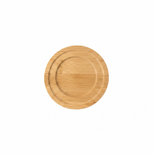 Single Bamboo Coaster White