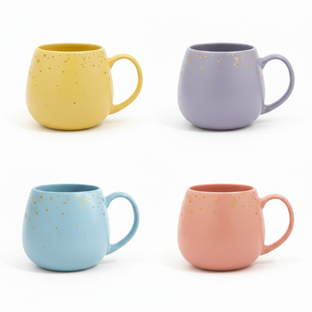 Speckled Ceramic Mug -null4 Colors
